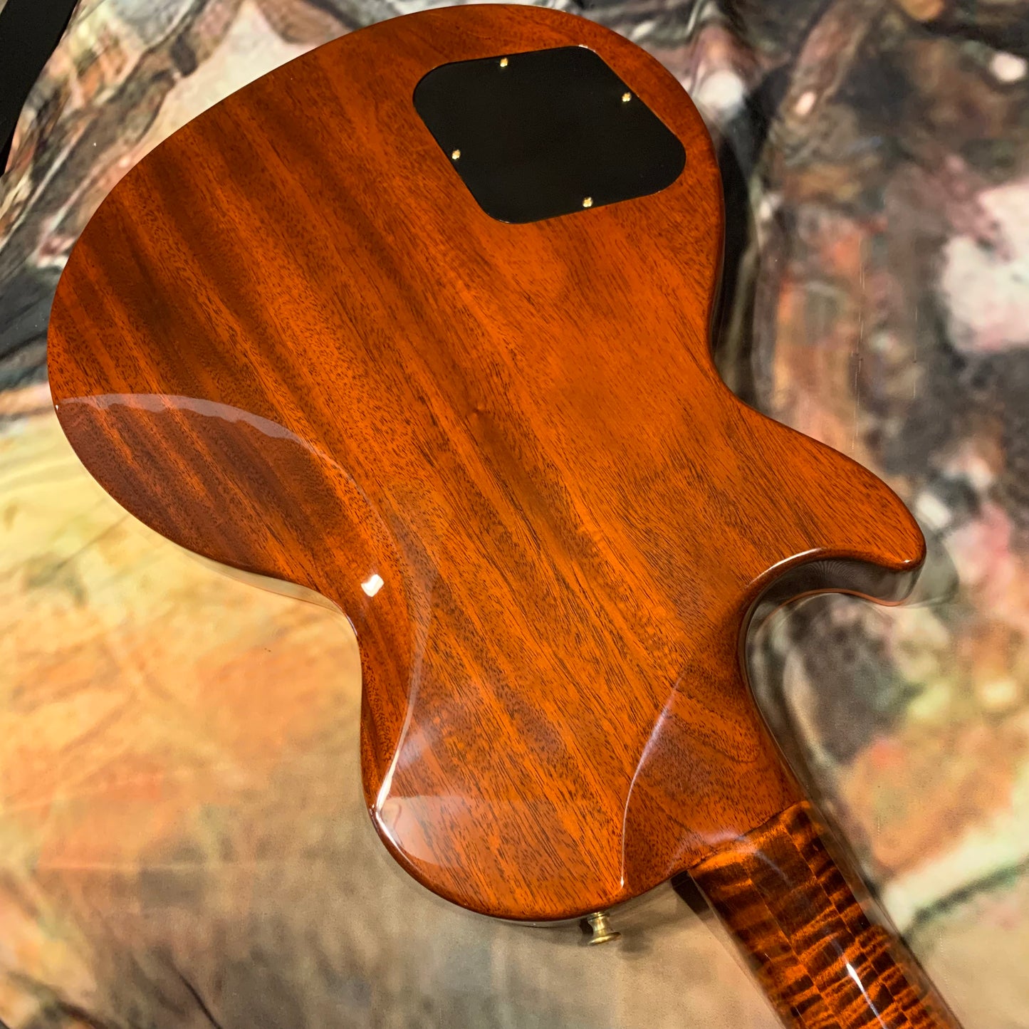 FLAMED NECK π·π! 2025 Gibson Custom Shop Les Paul Custom Axcess Orange Widow Burst Single Bridge Pickup No Inlays F Figured Black Ebony Fretboard M2M Made To Measure Flame Maple Top Gold Hardware Stopbar BurstBucker 3 ABR-1 Figured Maple Neck
