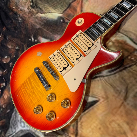 AGED & SIGNED 🪐🚀⚡️! 2011 Gibson Custom Shop Ace Frehley Signature Budokan Ultra Heavy Aged Historic 1974 ‘74 Les Paul Custom Reissue Heritage Cherry Sunburst Limited Edition Run Pre Murphy Lab Relic Black Ebony Fretboard Kiss Dimarzio Super Distortion