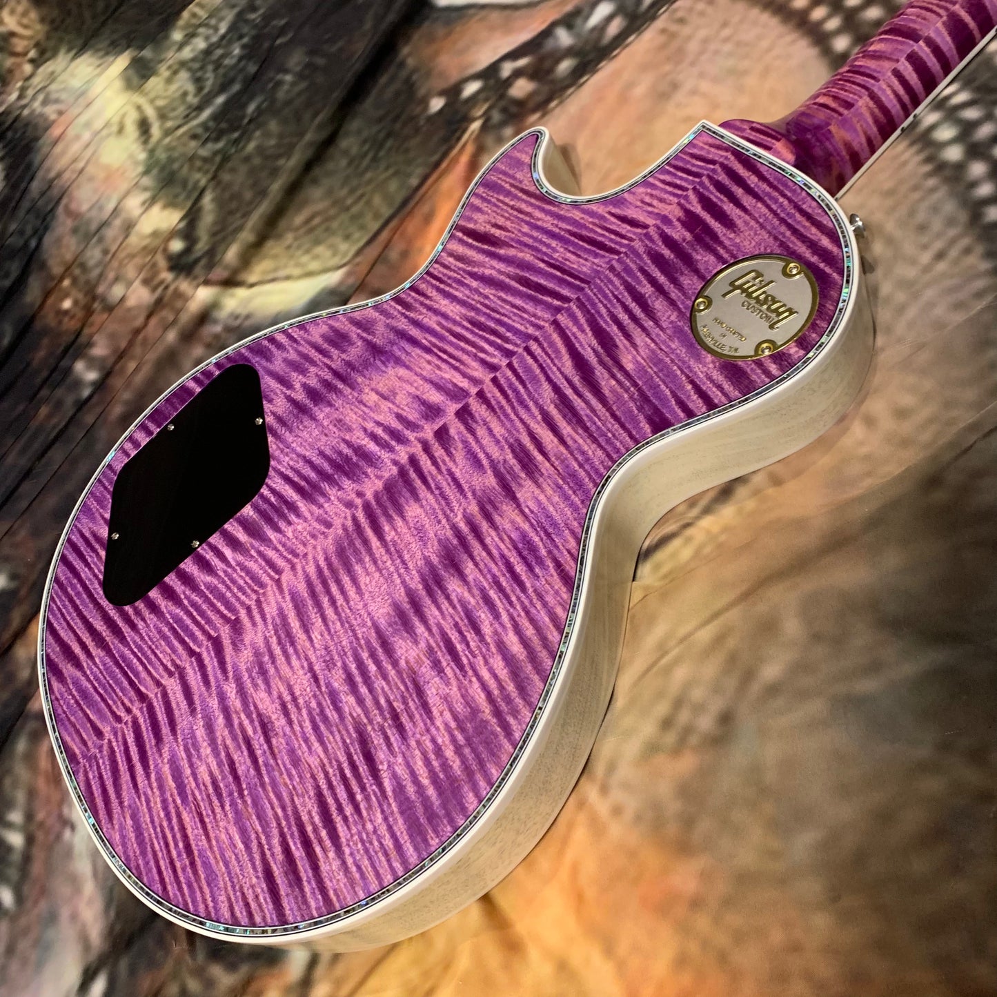 DRAGON 🐉🐲! 2025 Gibson Custom Shop Les Paul Dragon Purple Denim Blue Trans Violet Pink Flame Top TV White Ebony Classic White CustomBuckers M2M Made To Measure Ultima PRS Modern Supreme Burst Abalone Master Artisan Collector’s Limited Edition Figured