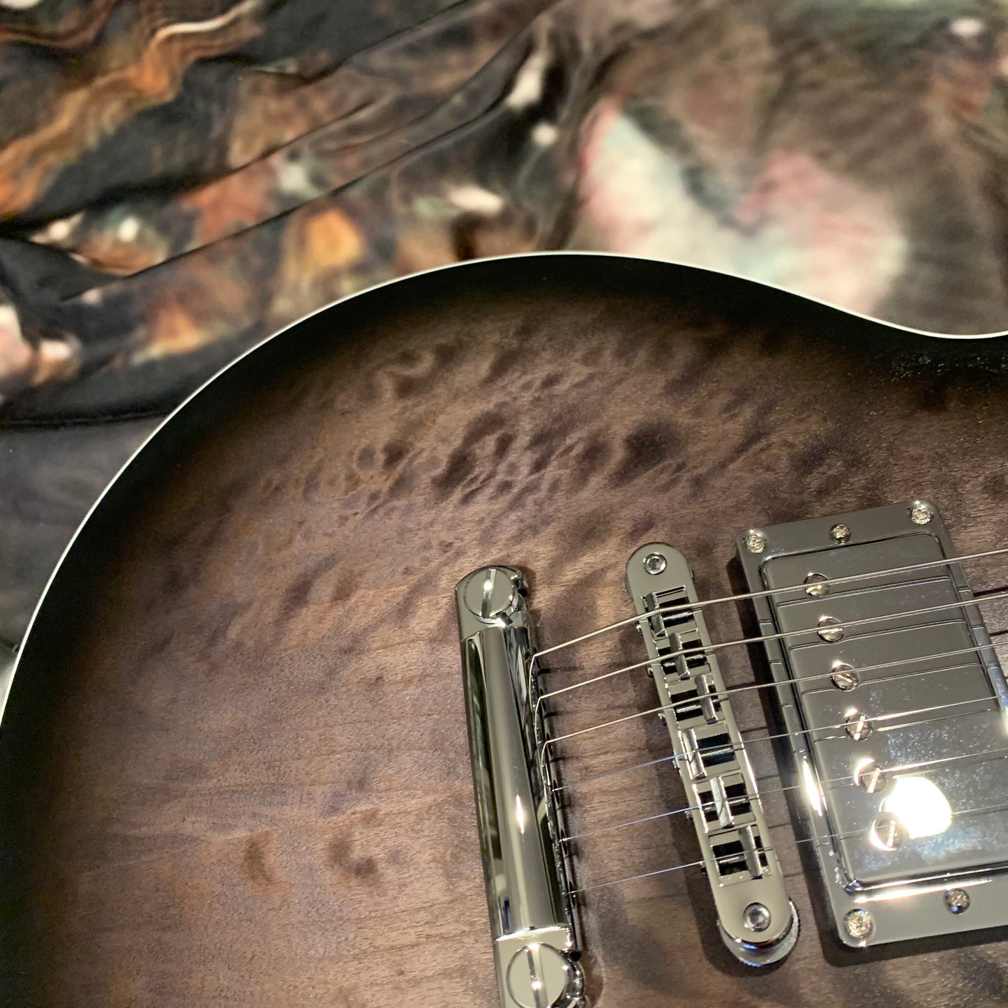 LAMB OF GOD 🐑! 2025 Gibson Mark Morton Signature Les Paul Modern Quilt Translucent Ebony Burst Satin Limited Edition Standard Black Faded Matte Finish Ebony Fretboard Chrome Hardware Exclusive Gibson USA Pickups Axcess F Figured Q Quilt Top