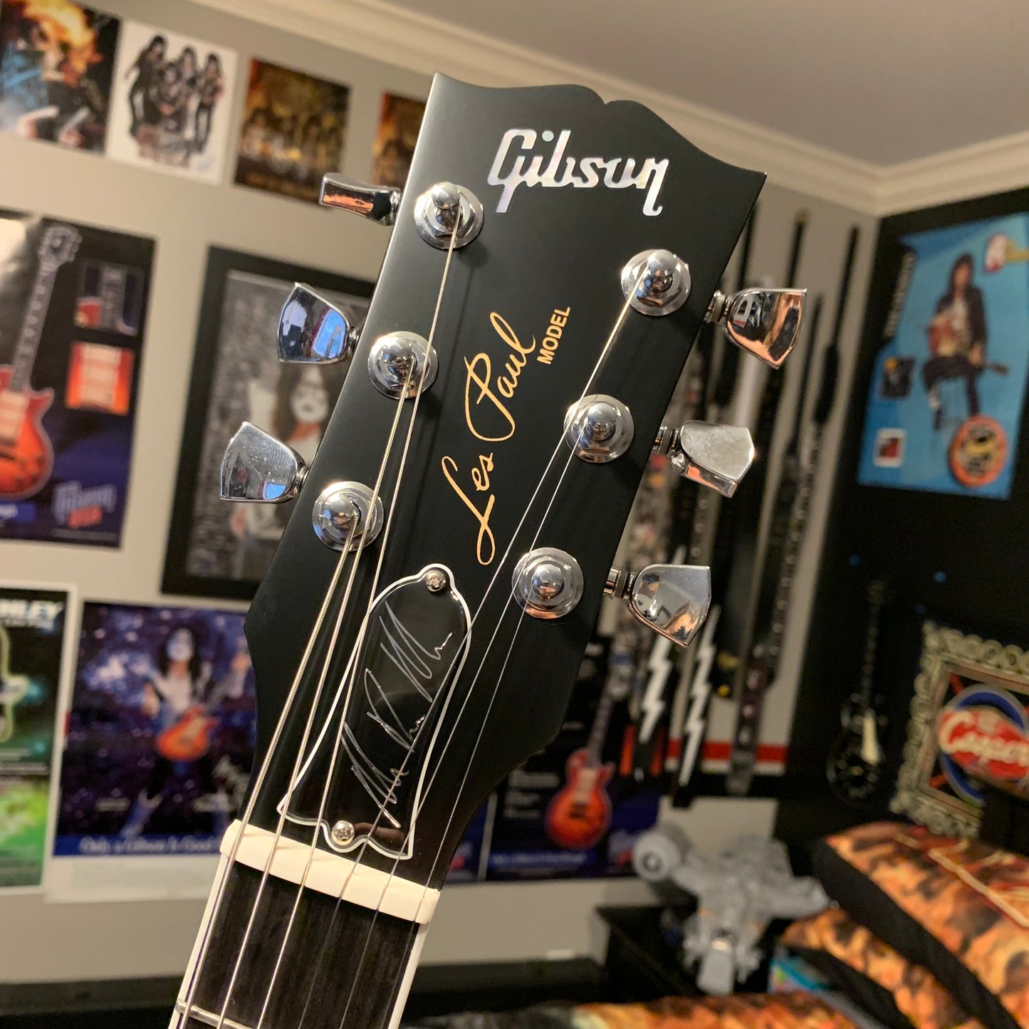 LAMB OF GOD 🐑! 2025 Gibson Mark Morton Signature Les Paul Modern Quilt Translucent Ebony Burst Satin Limited Edition Standard Black Faded Matte Finish Ebony Fretboard Chrome Hardware Exclusive Gibson USA Pickups Axcess F Figured Q Quilt Top