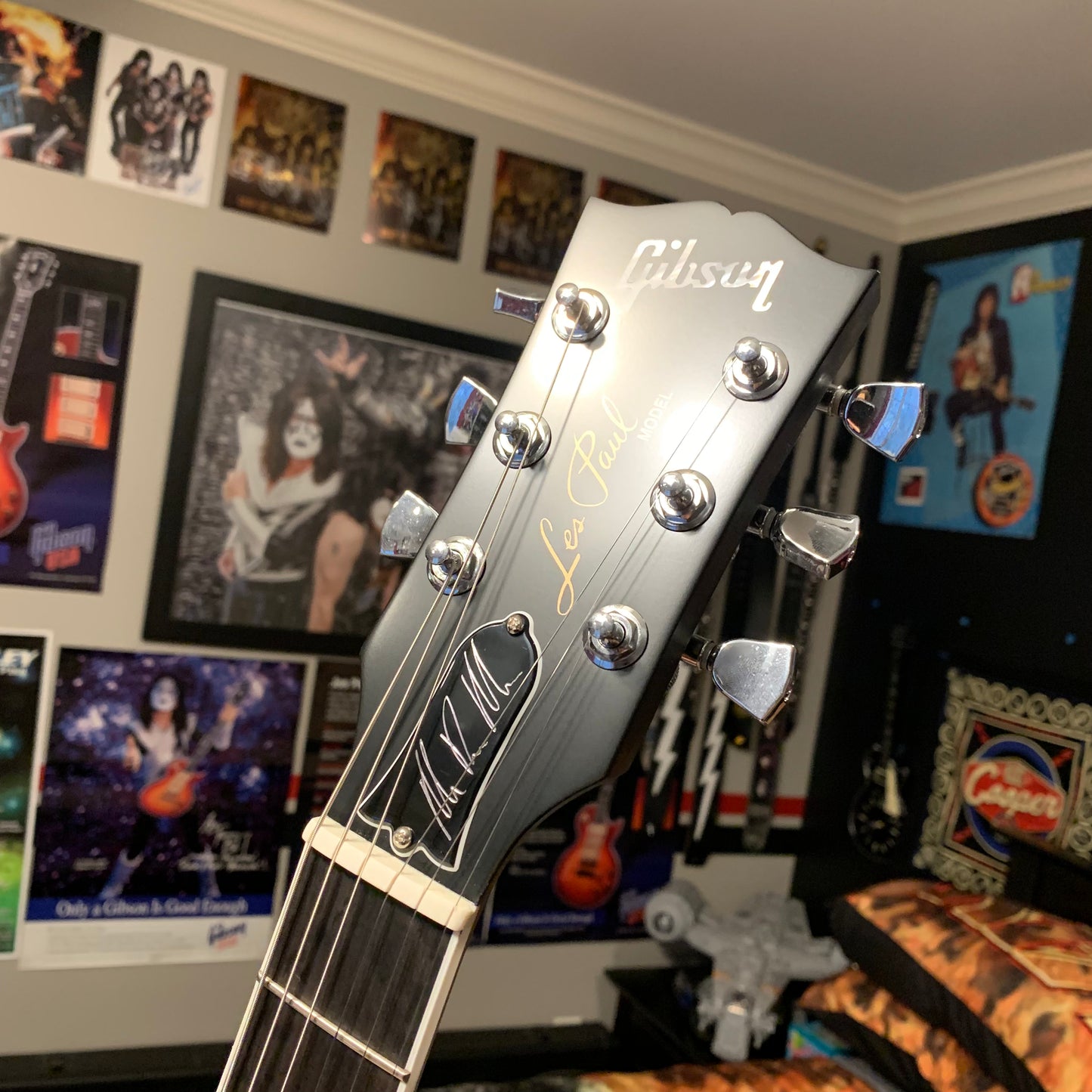 LAMB OF GOD 🐑! 2025 Gibson Mark Morton Signature Les Paul Modern Quilt Translucent Ebony Burst Satin Limited Edition Standard Black Faded Matte Finish Ebony Fretboard Chrome Hardware Exclusive Gibson USA Pickups Axcess F Figured Q Quilt Top