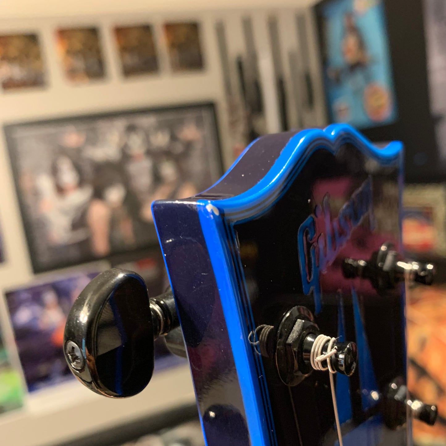 STINGER 🐈🕷️! 2015 Gibson Custom Shop Les Paul Custom Quilt Top M2M Made To Measure Blue Widow Burst Trans Aqua Black Fretboard Bare Knuckel Juggernaut Blackout Special Order Figured F Q 5A 7A Abalone Inlay Blueberry Cobalt