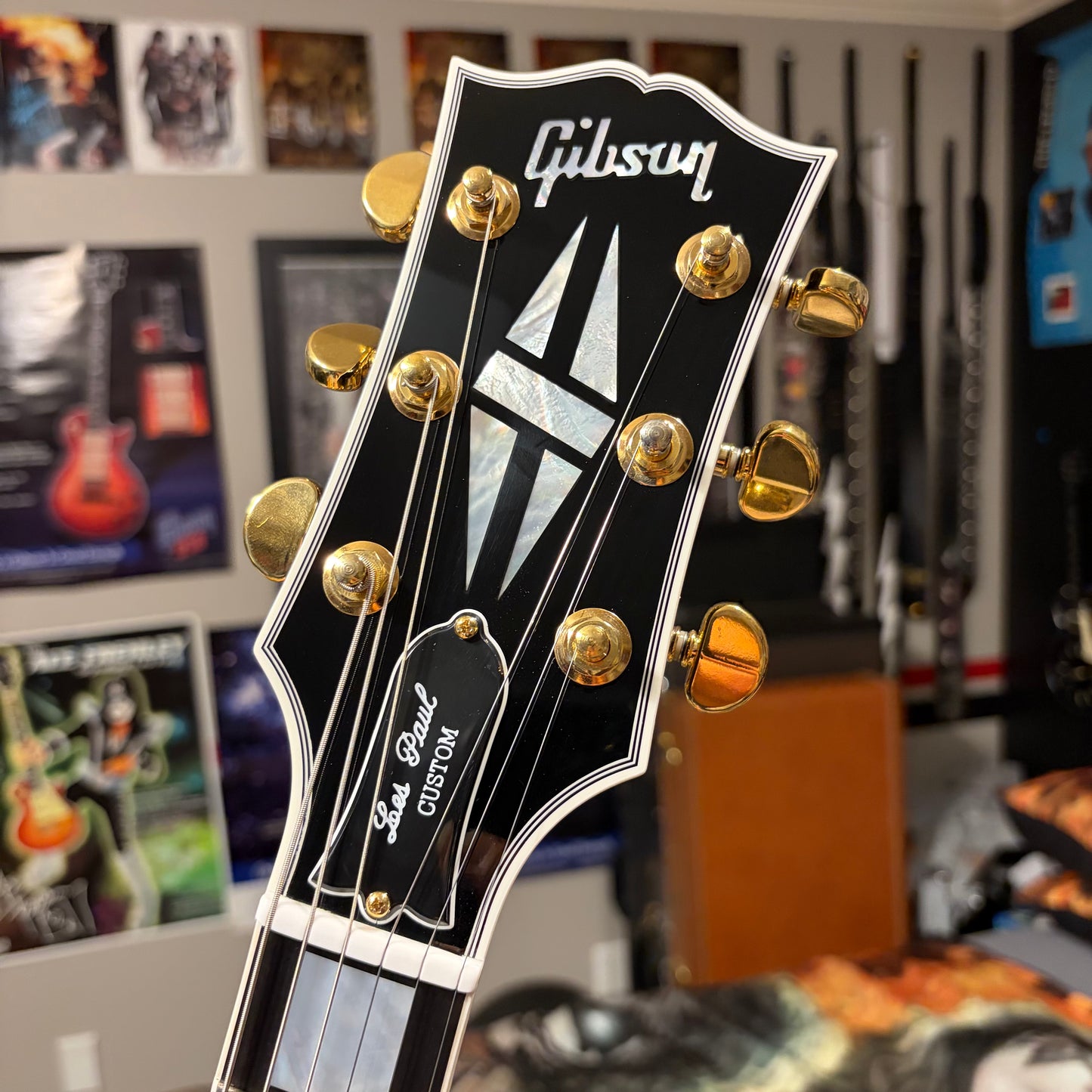 QUILT 👵! 2025 Gibson Custom Shop Les Paul Custom 7A Quilt Top M2M Made To Measure Northen Lights Ebony Fretboard Special Order Figured F Q 5A 7A 1960 V2 Neck Nordic Blue Blueberry Cobalt Trans Aqua Custombucker Pickups Gold Hardware Full Gloss