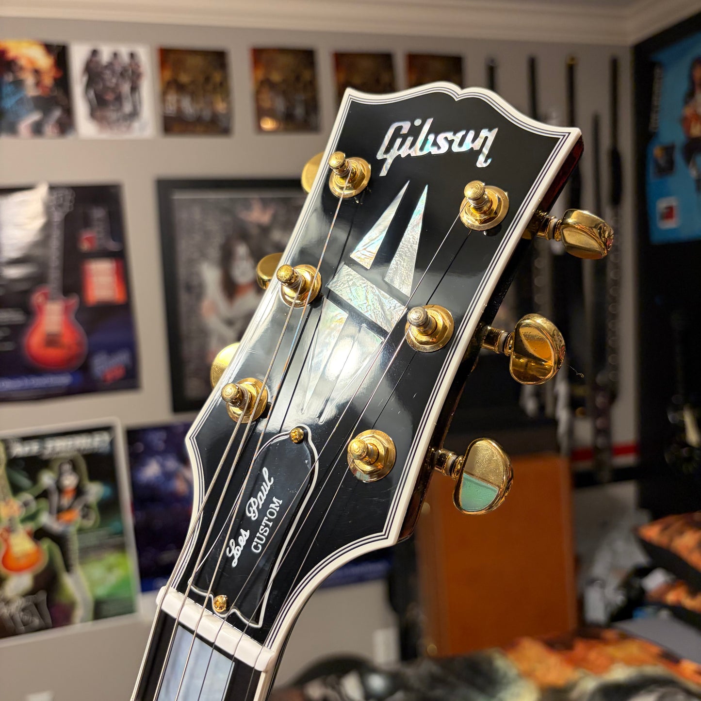 QUILT 👵! 2025 Gibson Custom Shop Les Paul Custom 7A Quilt Top M2M Made To Measure Northen Lights Ebony Fretboard Special Order Figured F Q 5A 7A 1960 V2 Neck Nordic Blue Blueberry Cobalt Trans Aqua Custombucker Pickups Gold Hardware Full Gloss
