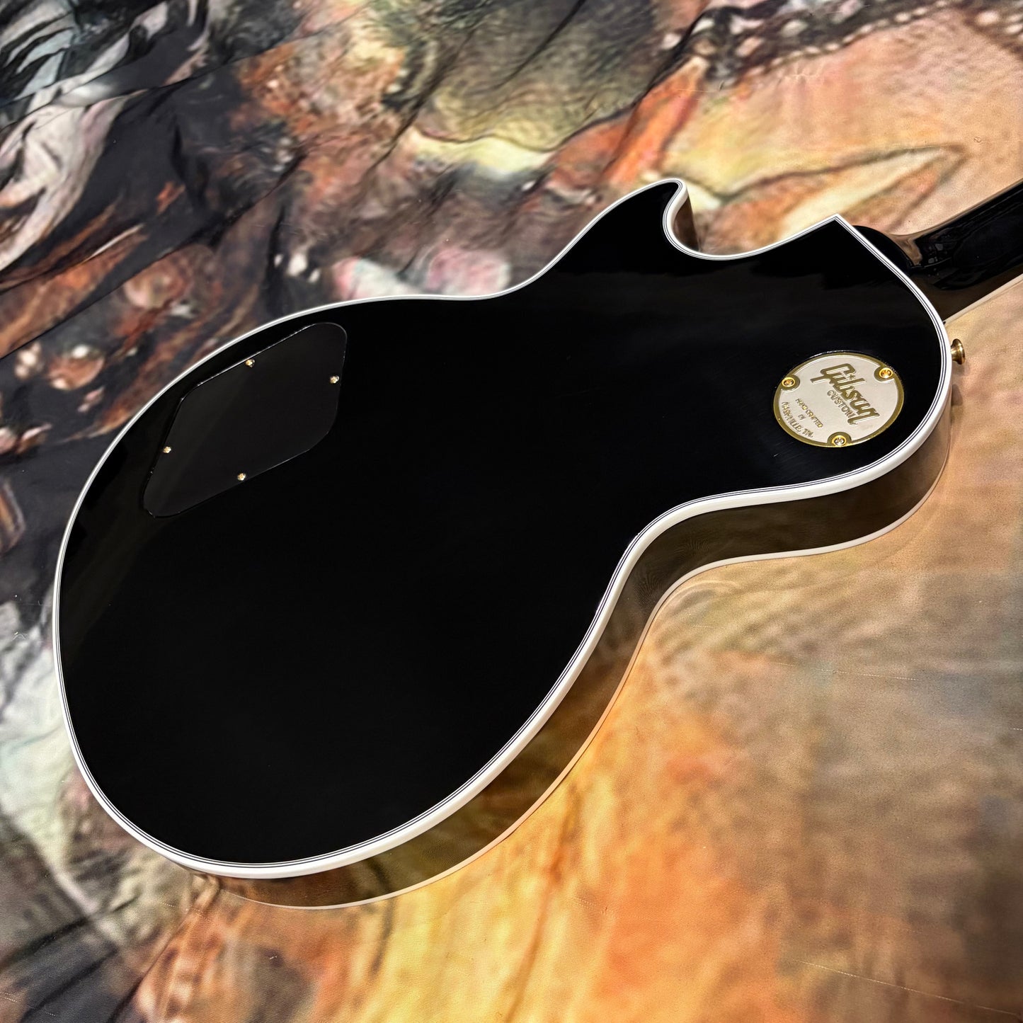 QUILT 👵! 2025 Gibson Custom Shop Les Paul Custom 7A Quilt Top M2M Made To Measure Northen Lights Ebony Fretboard Special Order Figured F Q 5A 7A 1960 V2 Neck Nordic Blue Blueberry Cobalt Trans Aqua Custombucker Pickups Gold Hardware Full Gloss
