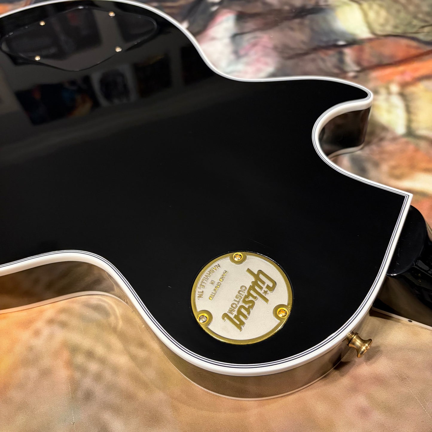 QUILT 👵! 2025 Gibson Custom Shop Les Paul Custom 7A Quilt Top M2M Made To Measure Northen Lights Ebony Fretboard Special Order Figured F Q 5A 7A 1960 V2 Neck Nordic Blue Blueberry Cobalt Trans Aqua Custombucker Pickups Gold Hardware Full Gloss