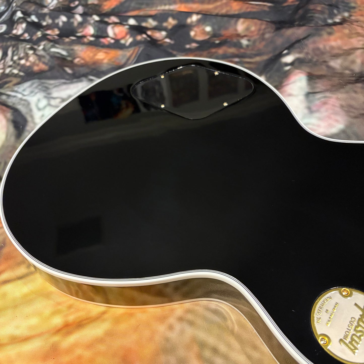 QUILT 👵! 2025 Gibson Custom Shop Les Paul Custom 7A Quilt Top M2M Made To Measure Northen Lights Ebony Fretboard Special Order Figured F Q 5A 7A 1960 V2 Neck Nordic Blue Blueberry Cobalt Trans Aqua Custombucker Pickups Gold Hardware Full Gloss