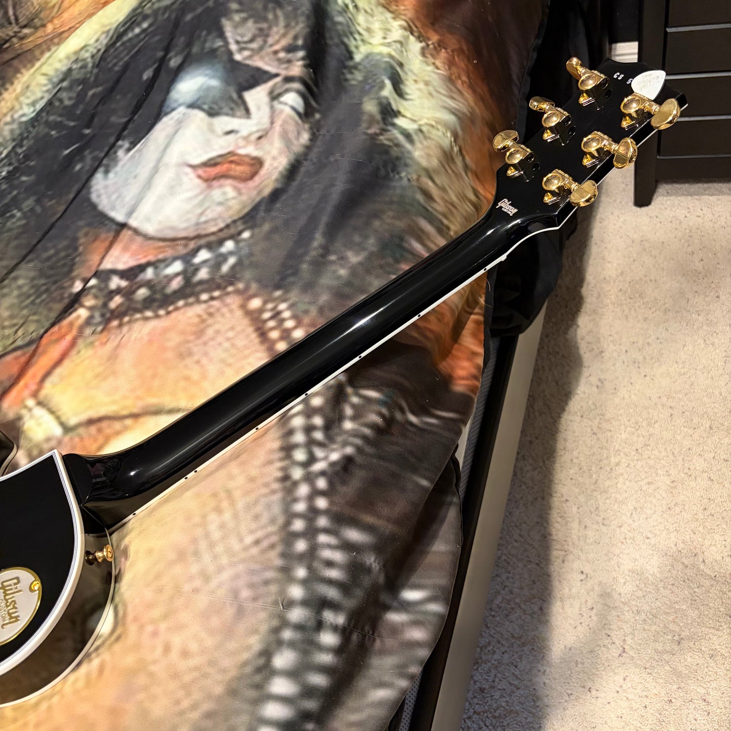 QUILT 👵! 2025 Gibson Custom Shop Les Paul Custom 7A Quilt Top M2M Made To Measure Northen Lights Ebony Fretboard Special Order Figured F Q 5A 7A 1960 V2 Neck Nordic Blue Blueberry Cobalt Trans Aqua Custombucker Pickups Gold Hardware Full Gloss