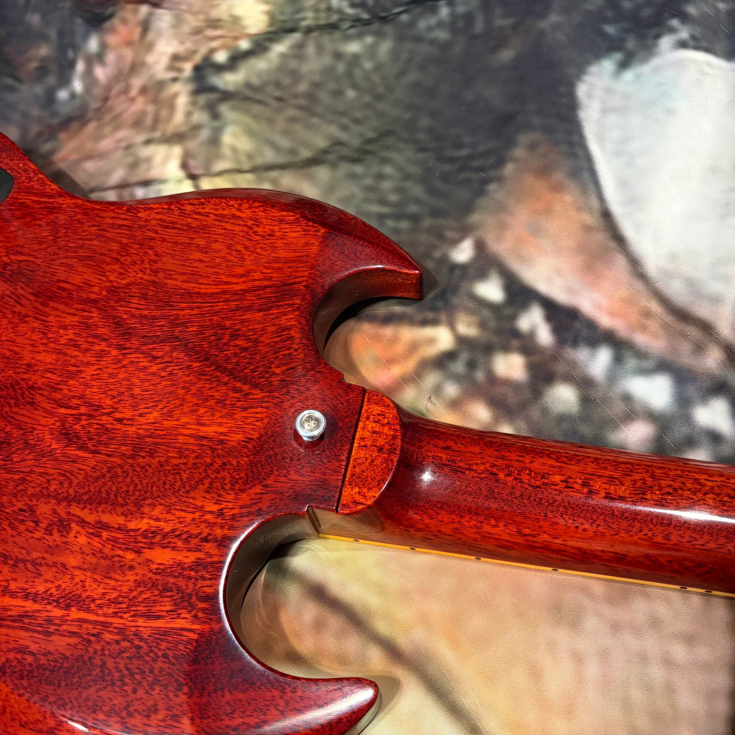 CLASSIC 👹! 2026 Gibson Custom Shop 1961 SG Les Paul Standard VOS ‘61 Historic Reissue Stop Bar Cherry Red Aniline Dye Brown Rosewood Fretboard Nickel Hardware CustomBucker AlNiCo III Pickups Golden Era Tribute AC/DC Vibes Hide Glue Construction