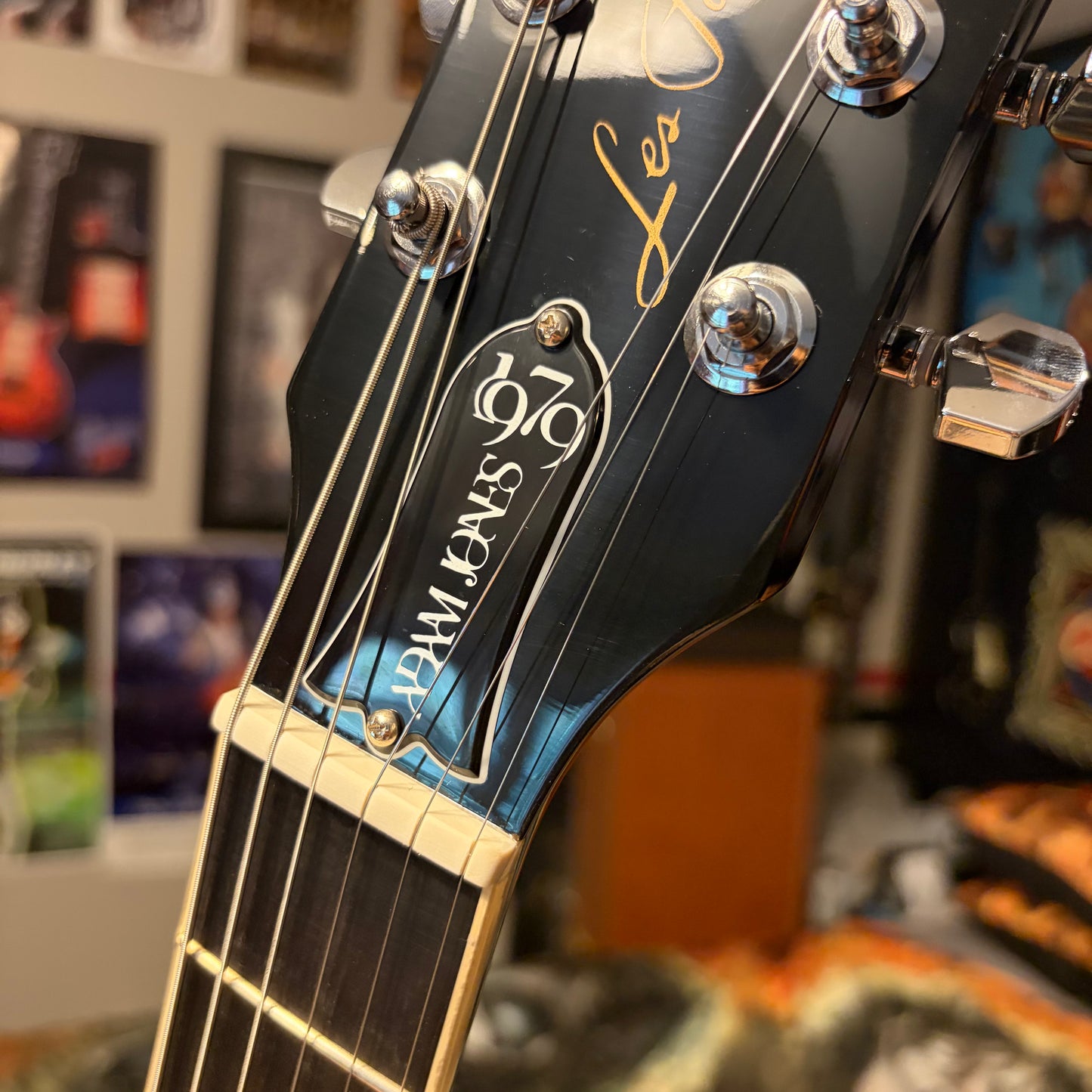 TOOL 🛠️! 2025 Gibson USA Adam Jones Signature Les Paul Standard Antique Silverburst Metallic Sparkle Black Ebony Fretboard Custom Modern Grover Tuners Chrome Hardware BurstBucker 1 DC High Gain Pickups 1979 ‘79 Norlin Era Tribute