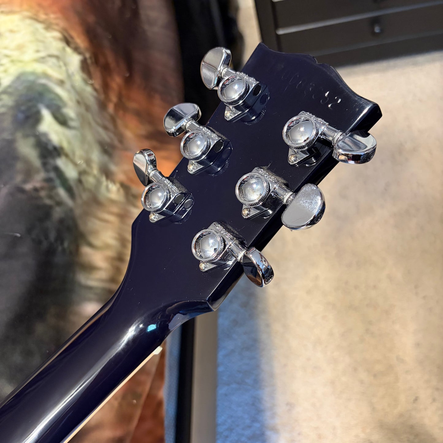 BLUEBERRY 🫐! 2017 Gibson USA Les Paul Standard T Blueberry Burst Flame Top Figured AAA Rosewood Fretboard Ocean Blue Blueberry Cobalt Trans Aqua Purple Violet BurstBucker Pro Pickups Chrome Hardware Full Gloss Modern High Performance HP