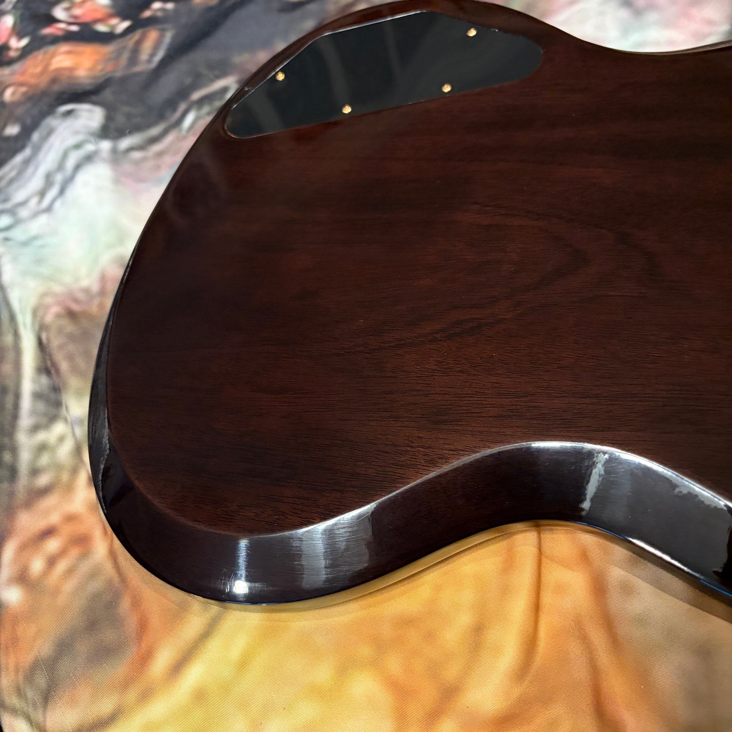 FREAKY 👽! 2025 Gibson Custom Shop M2M 1961 SG Les Paul Standard Teal Green Fade Emerald Burst ‘61 Reissue Figured Flamed Maple Top Stopbar Dark Brown Walnut Back Split Diamond Inlays Gold Hardware CustomBuckers Made To Measure Modern Supreme Elegant