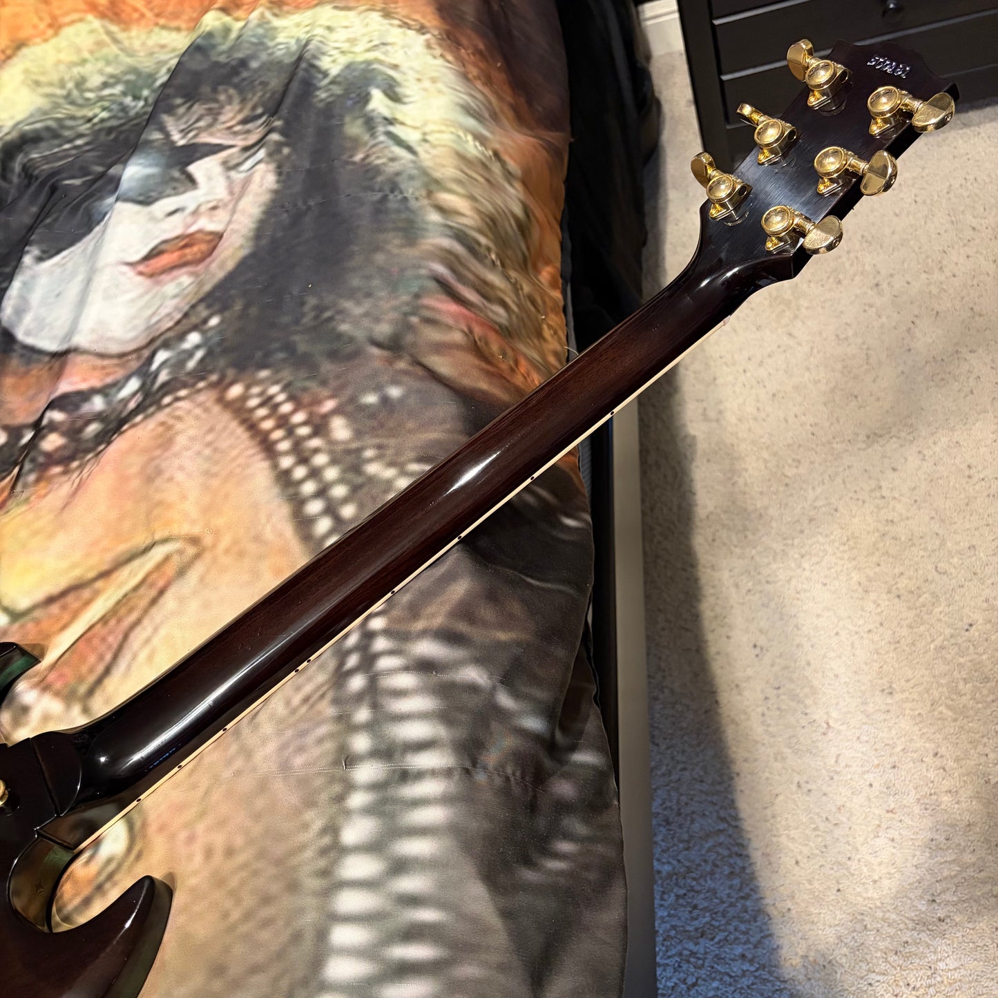 FREAKY 👽! 2025 Gibson Custom Shop M2M 1961 SG Les Paul Standard Teal Green Fade Emerald Burst ‘61 Reissue Figured Flamed Maple Top Stopbar Dark Brown Walnut Back Split Diamond Inlays Gold Hardware CustomBuckers Made To Measure Modern Supreme Elegant