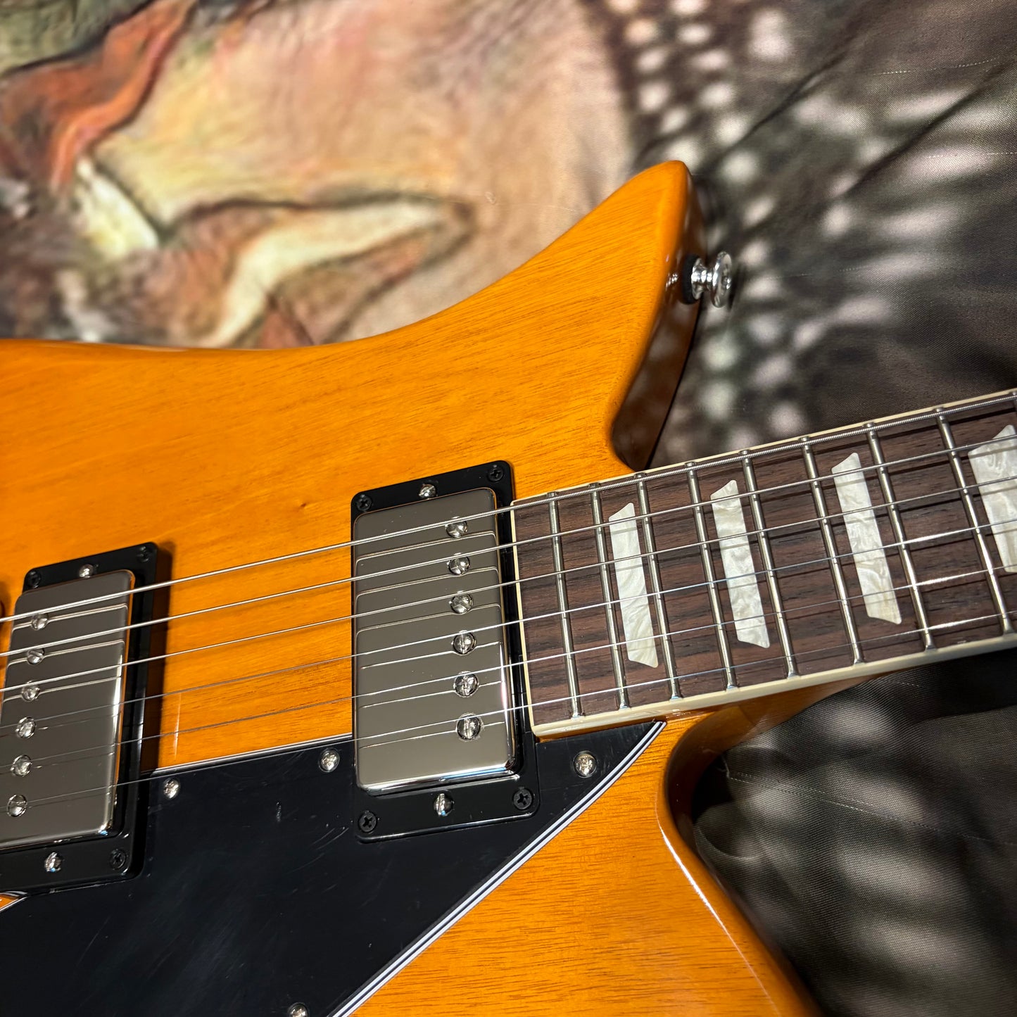 ORIGINAL 👽! 2026 Gibson USA Theodore Standard Antique Natural Amber Trans Reissue Plain Mahogany Body Stopbar Dark Brown Rosewood Fretboard Trapezoid Inlays Nickel Hardware ‘57 Classic Plus Original Collection 1957 ‘57 Ted McCarty Designer Reissue