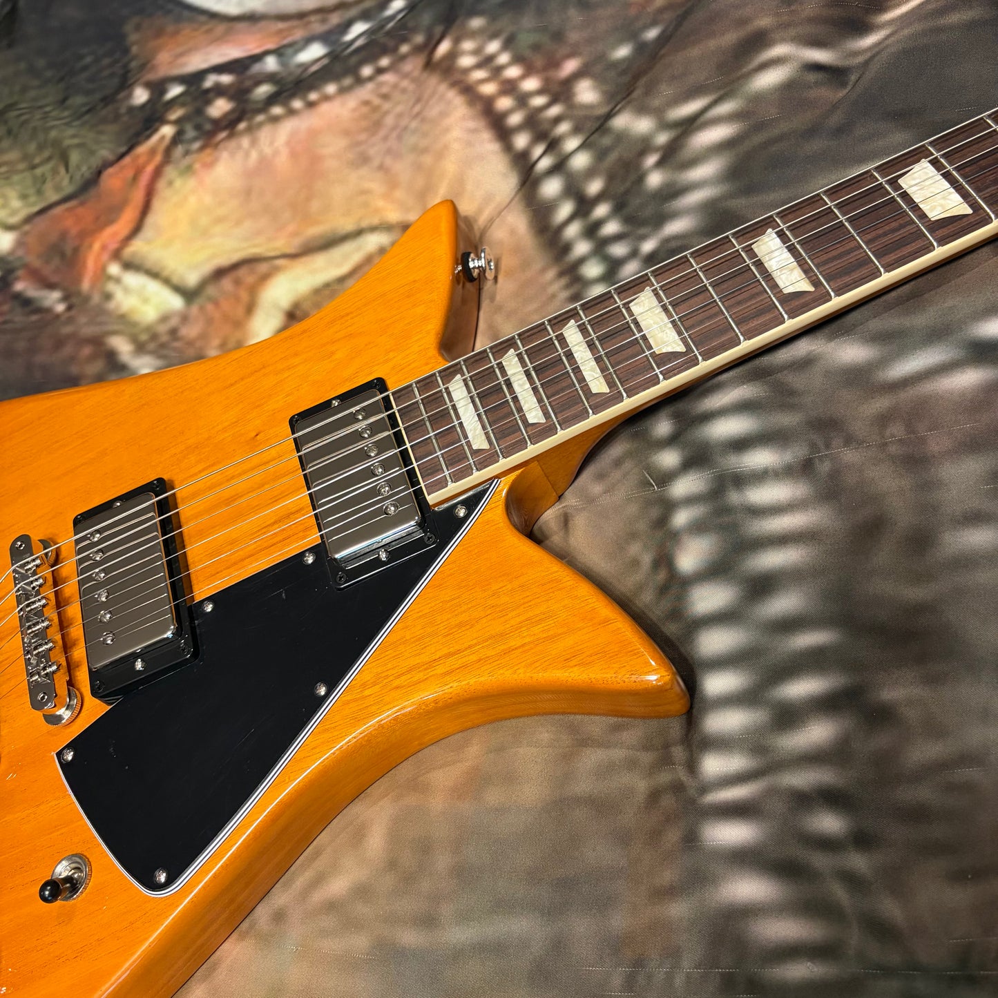 ORIGINAL 👽! 2026 Gibson USA Theodore Standard Antique Natural Amber Trans Reissue Plain Mahogany Body Stopbar Dark Brown Rosewood Fretboard Trapezoid Inlays Nickel Hardware ‘57 Classic Plus Original Collection 1957 ‘57 Ted McCarty Designer Reissue